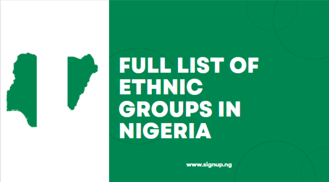 Full List Of Ethnic Groups In Nigeria 