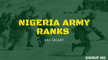 Nigeria army ranks and salary