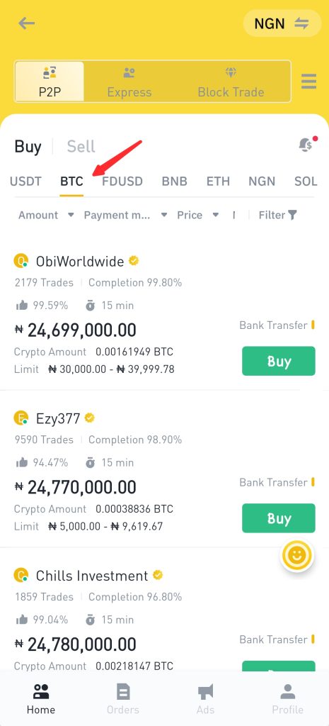 How to buy Bitcoin on Binance